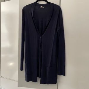 Navy cardigan